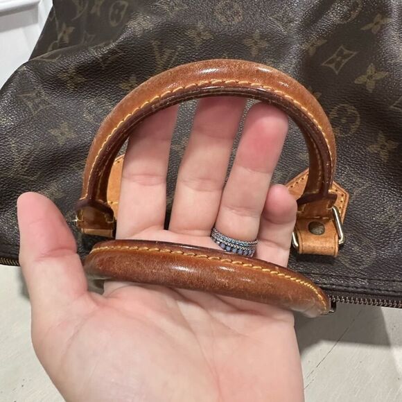 Louis Vuitton Dark Brown Monogram Satchel - Picture 9 of 14